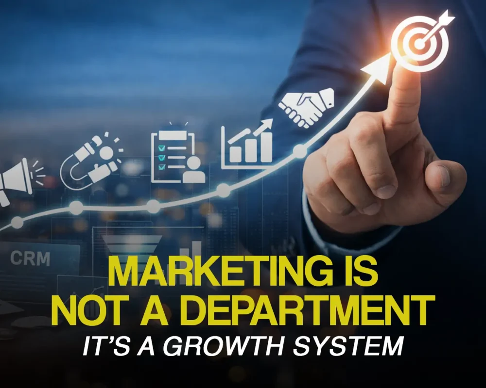 Marketing is Not a Department – It’s a Growth System